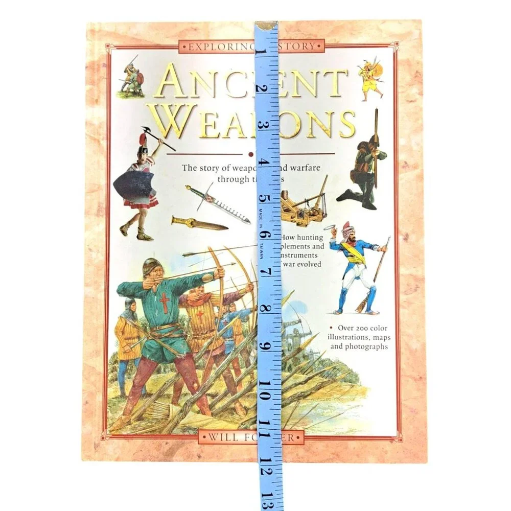 Vintage Exploring History Ancient Weapons Hardcover Book By Will Fowler Hardback - Picture 11 of 13